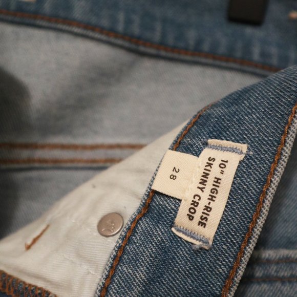 Madewell 10" High-Rise Skinny Crop Horne Wash 28 - Picture 6 of 7